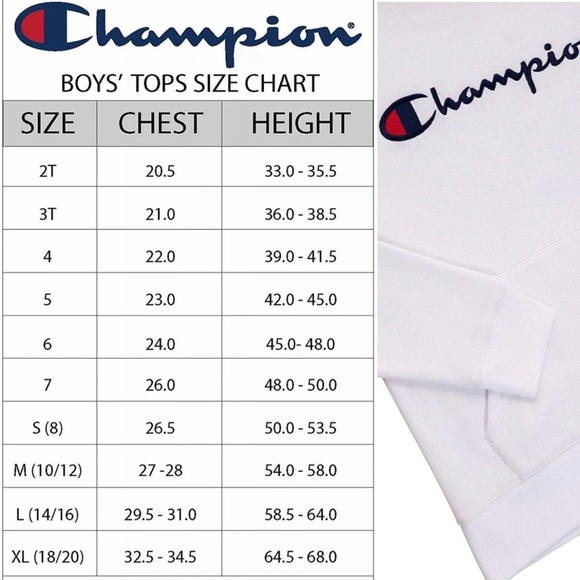 NWT Boys M (10/12) Youth Champion Hoodie Medium White - Picture 8 of 8